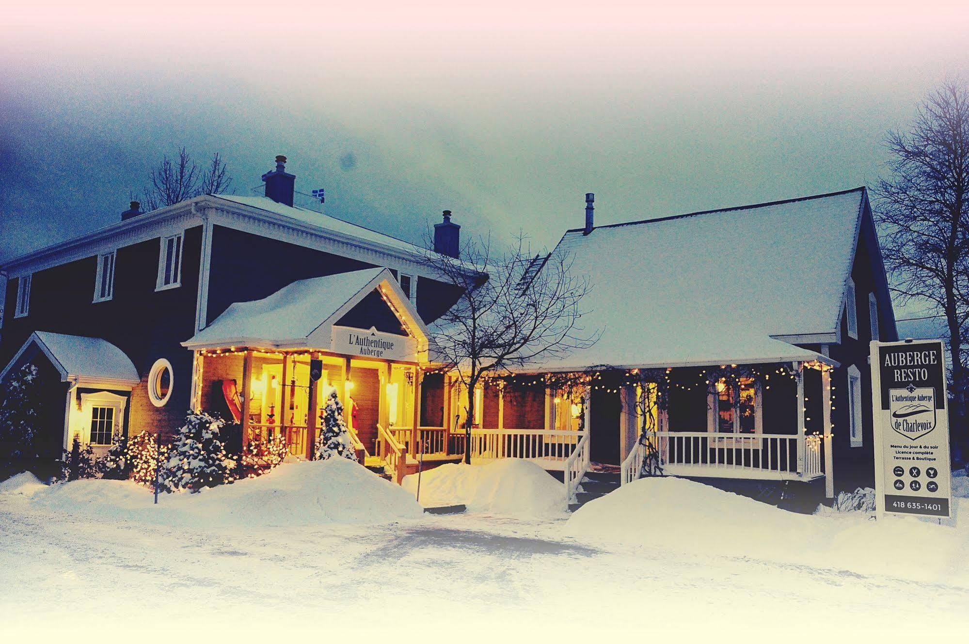 Hotel L'Authentique Auberge De Charlevoix Les Éboulements Exteriér fotografie