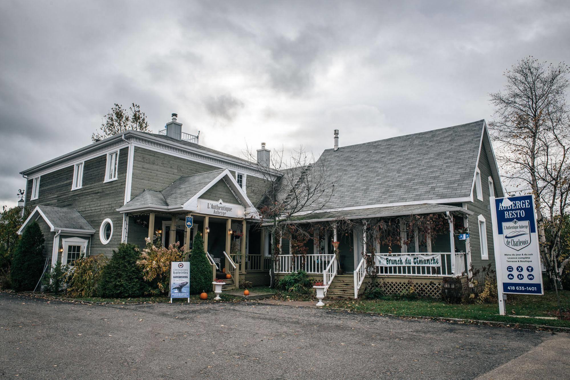 Hotel L'Authentique Auberge De Charlevoix Les Éboulements Exteriér fotografie